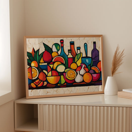 Citrus Symphony On Kitchen Counter