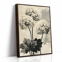 Lace Blooms in Ivory and Taupe