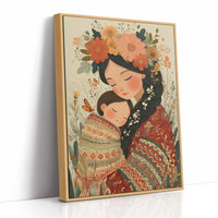 Flowers in Her Hair, Child in Her Arms