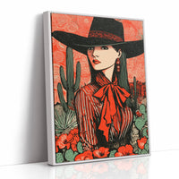 Scarlet Ribbons Dance Through Cactus Gardens