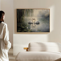 Swans Dance Among Lotus Dreams