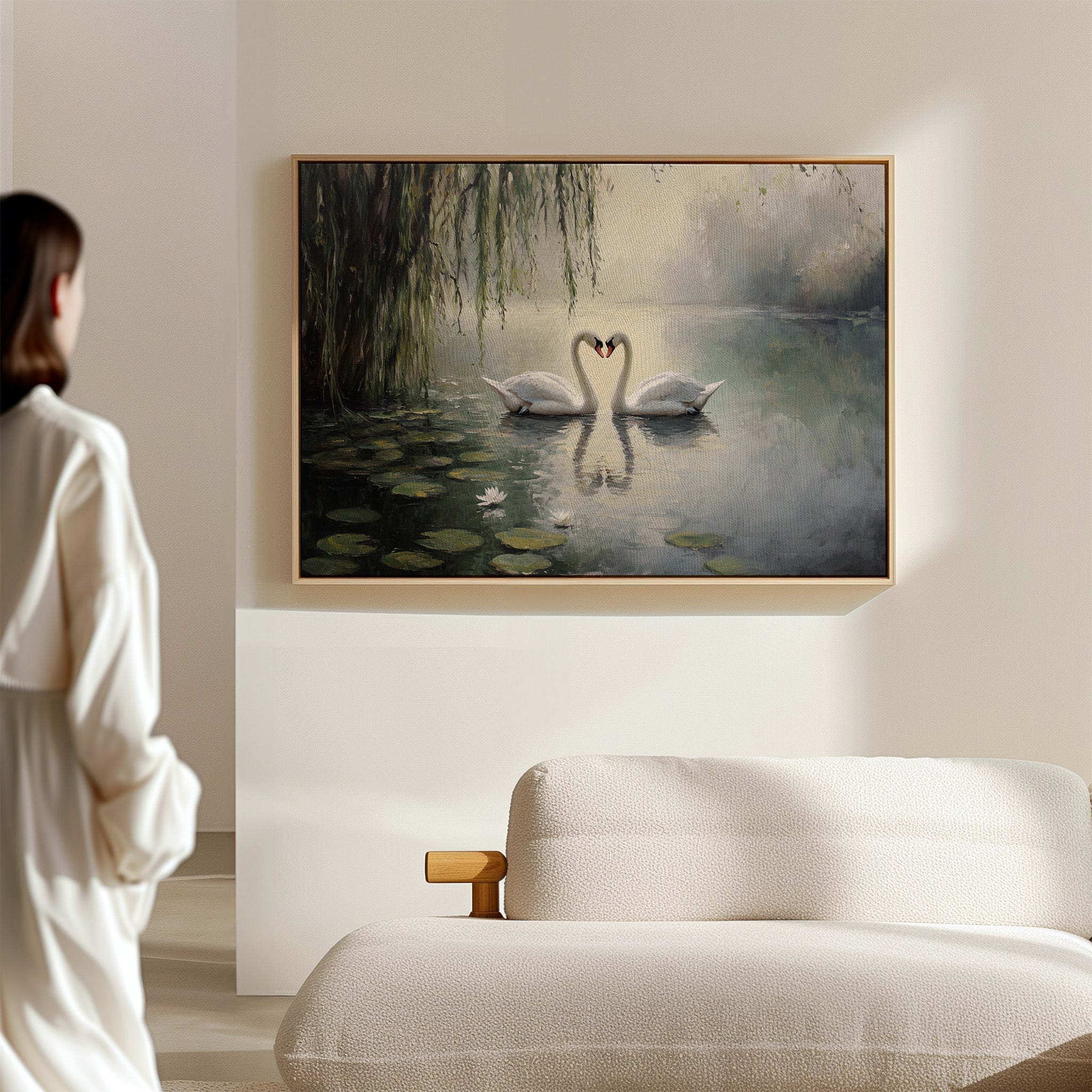 Swans Dance Among Lotus Dreams