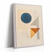 Geometry Speaks In Ocean Blue