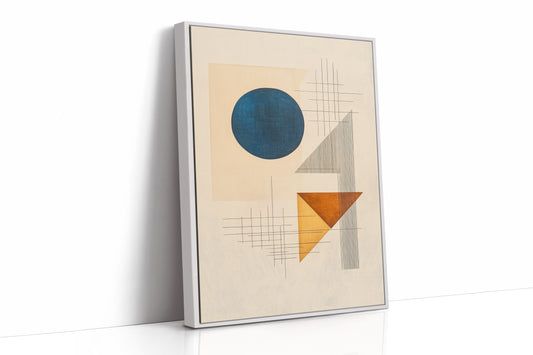 Geometry Speaks In Ocean Blue