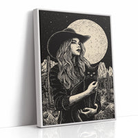 Moonlit Tales Between Desert Stars