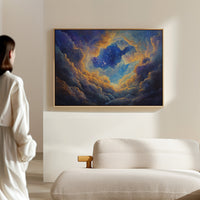 Heaven Opens Its Golden Gates