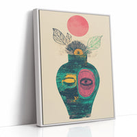 Moonlit Vase Holds Ancient Stories