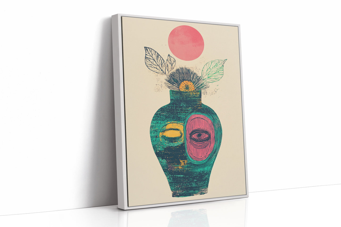 Moonlit Vase Holds Ancient Stories