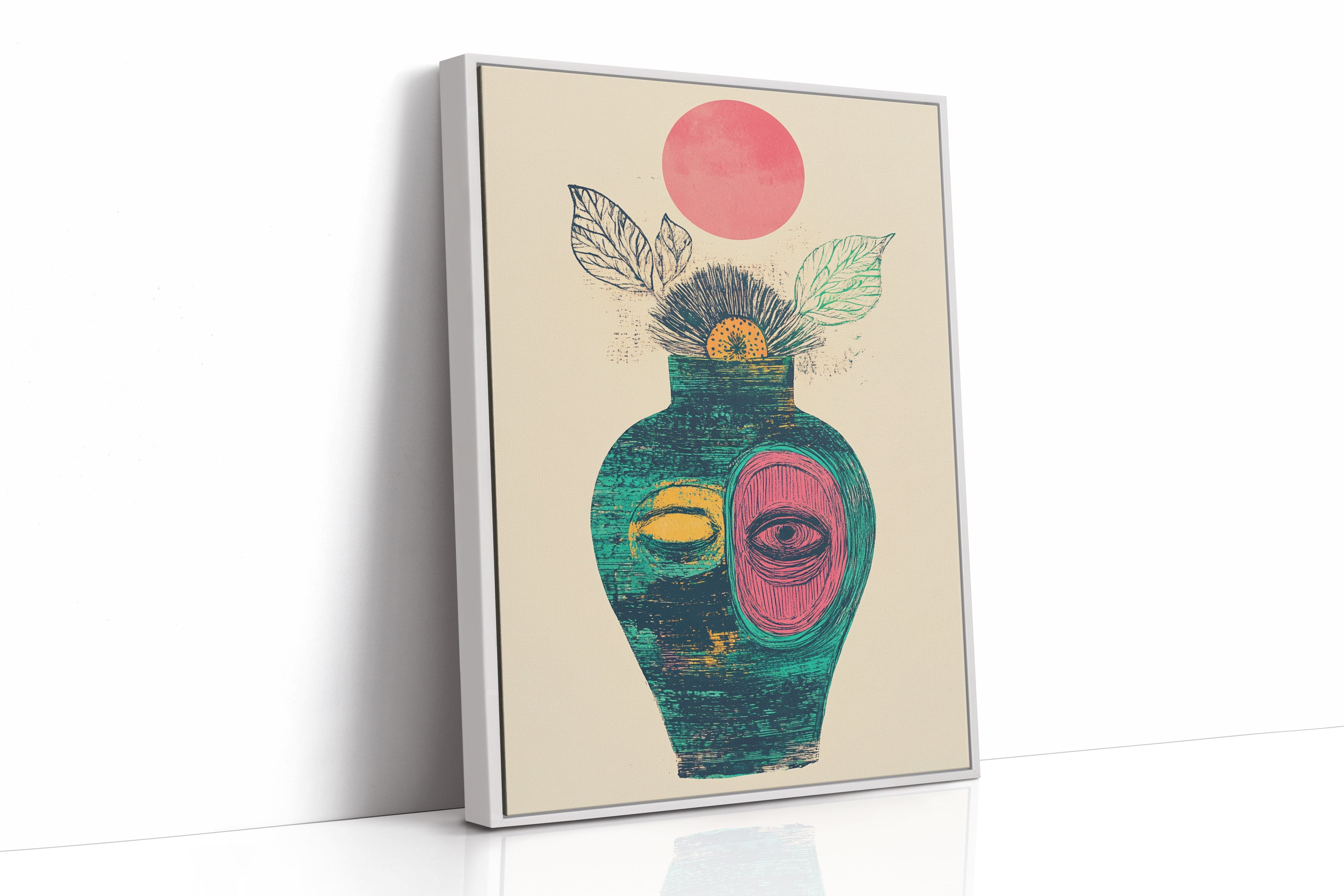 Moonlit Vase Holds Ancient Stories