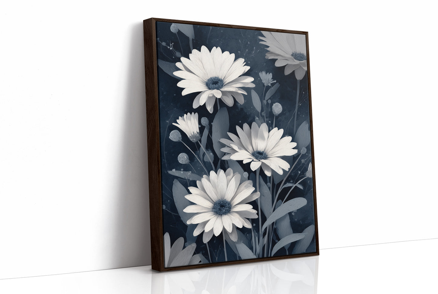Three Daisies Holding the Dark