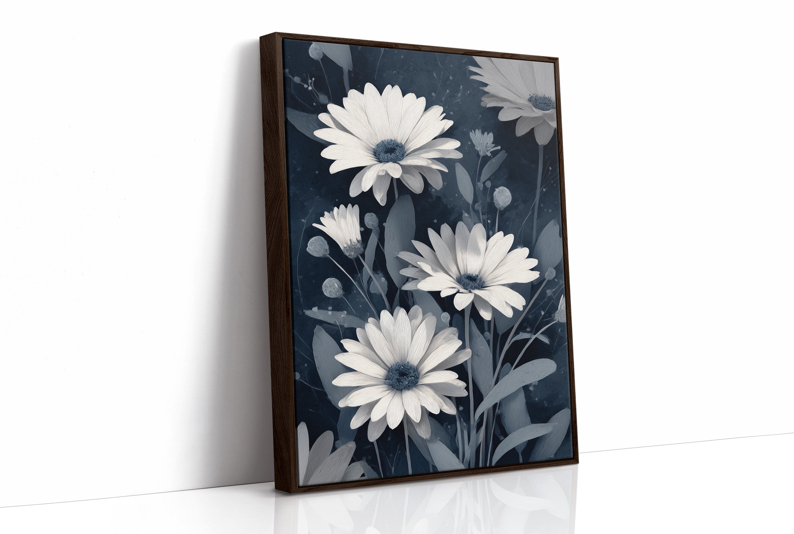 Three Daisies Holding the Dark
