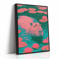 Capybara Lily Pond Chill