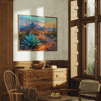Blue Agave Greets Desert Dawn