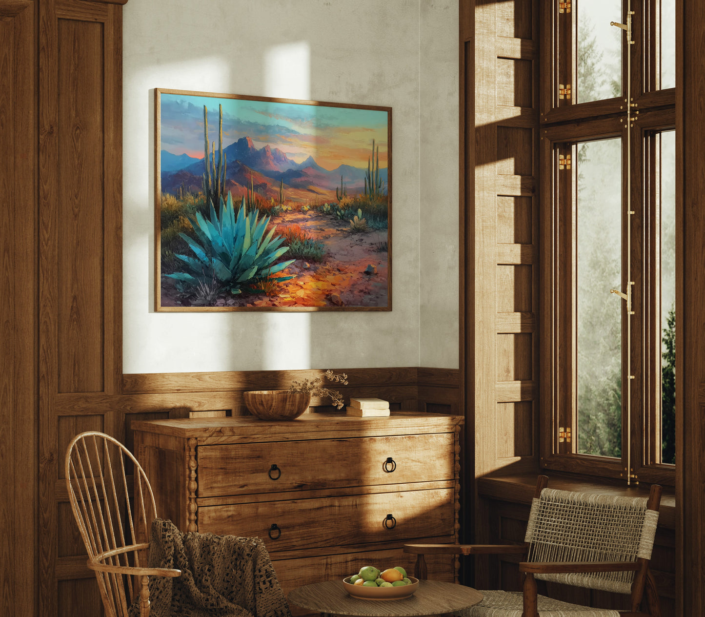Blue Agave Greets Desert Dawn
