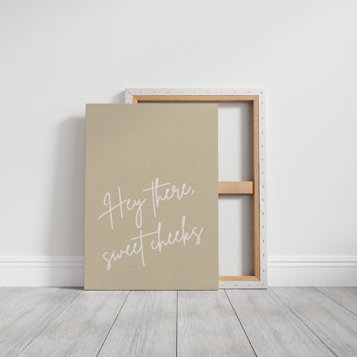 Gentle Words On Sand Canvas