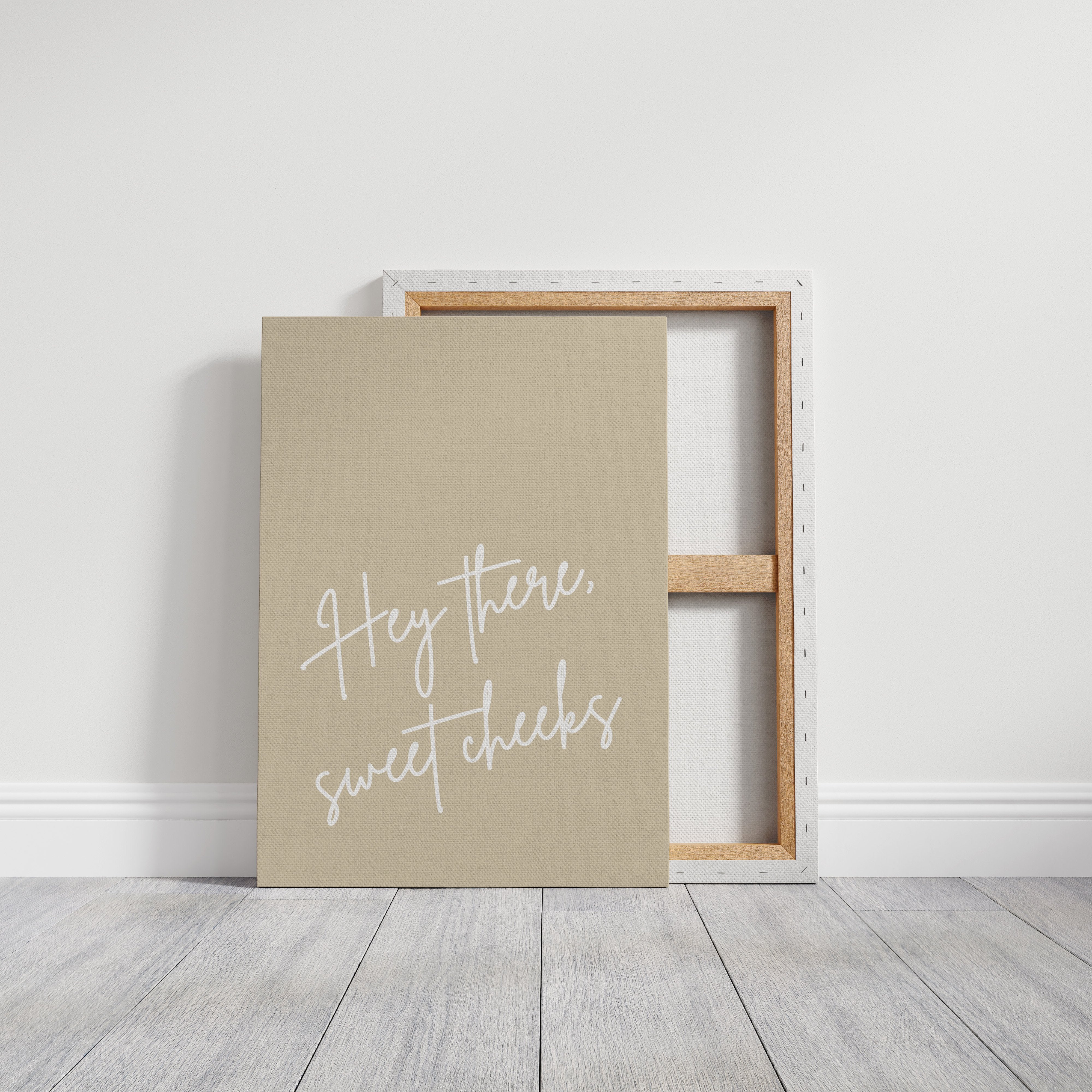 Gentle Words On Sand Canvas
