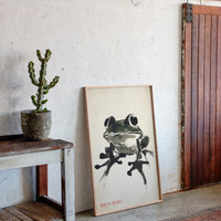 Zen Frog in Stillness
