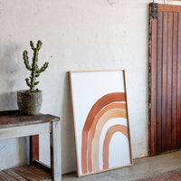 Terracotta Boho Rainbow Arch