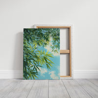 Bamboo Leaves Chase Summer Clouds