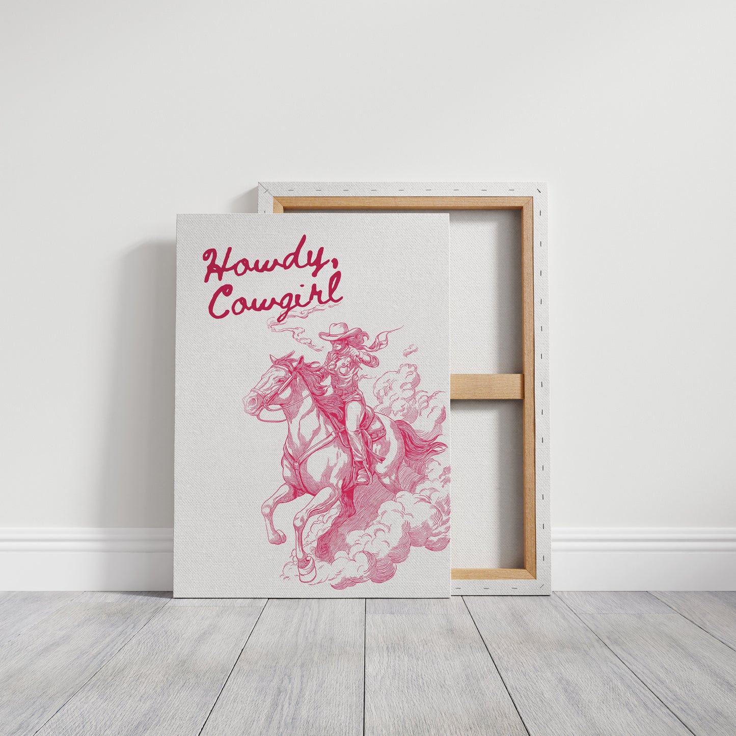 Pink Dust On Frontier Trails