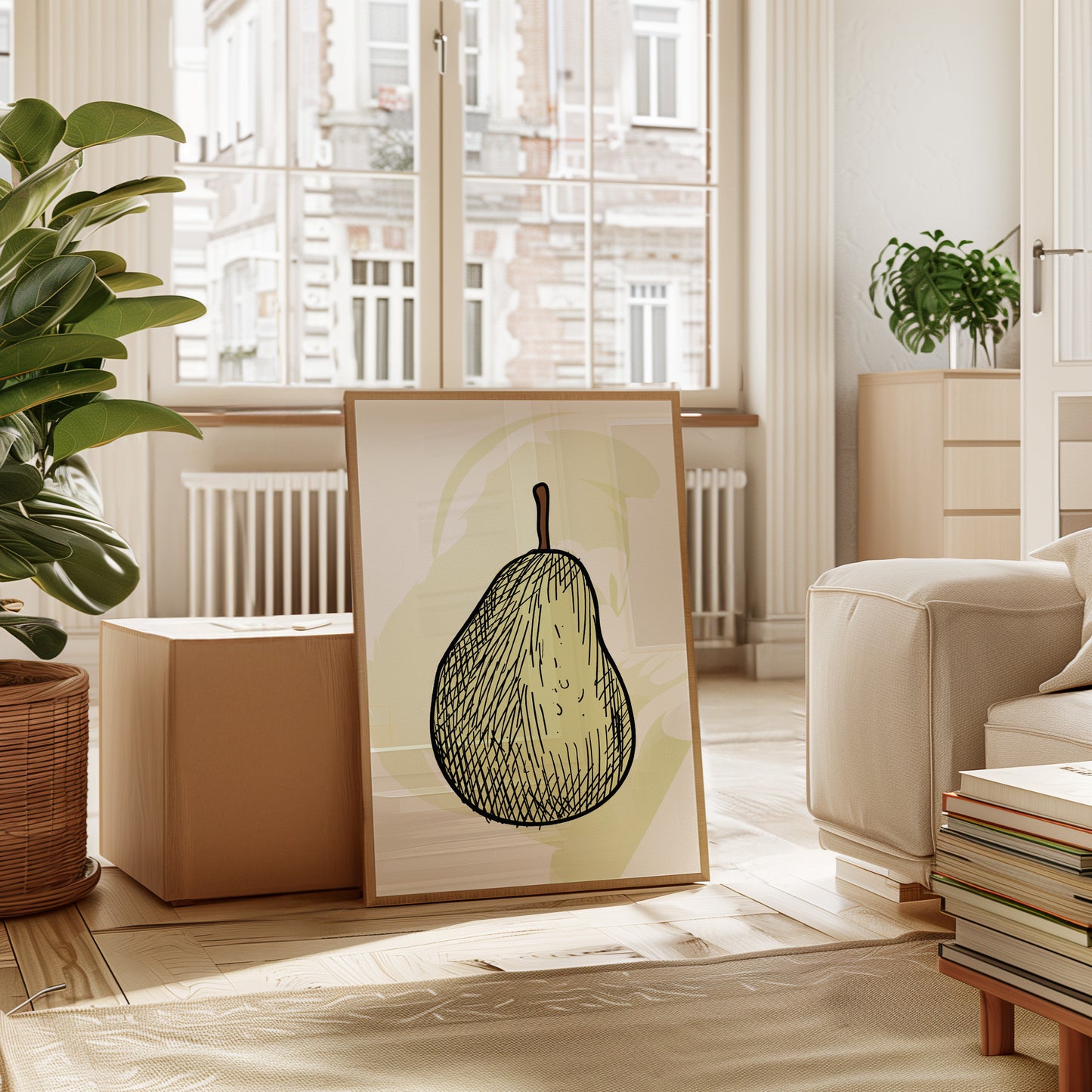 Simple Pear Sketches Autumn Memories