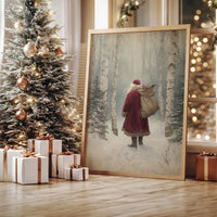 Through Birch Woods On Christmas Eve