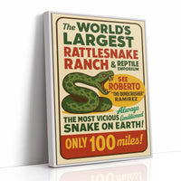 World’s Largest Rattlesnake Ranch Print