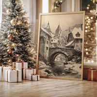Stone Bridge Leads To Christmas