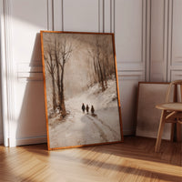 Footsteps Through Winter's Embrace