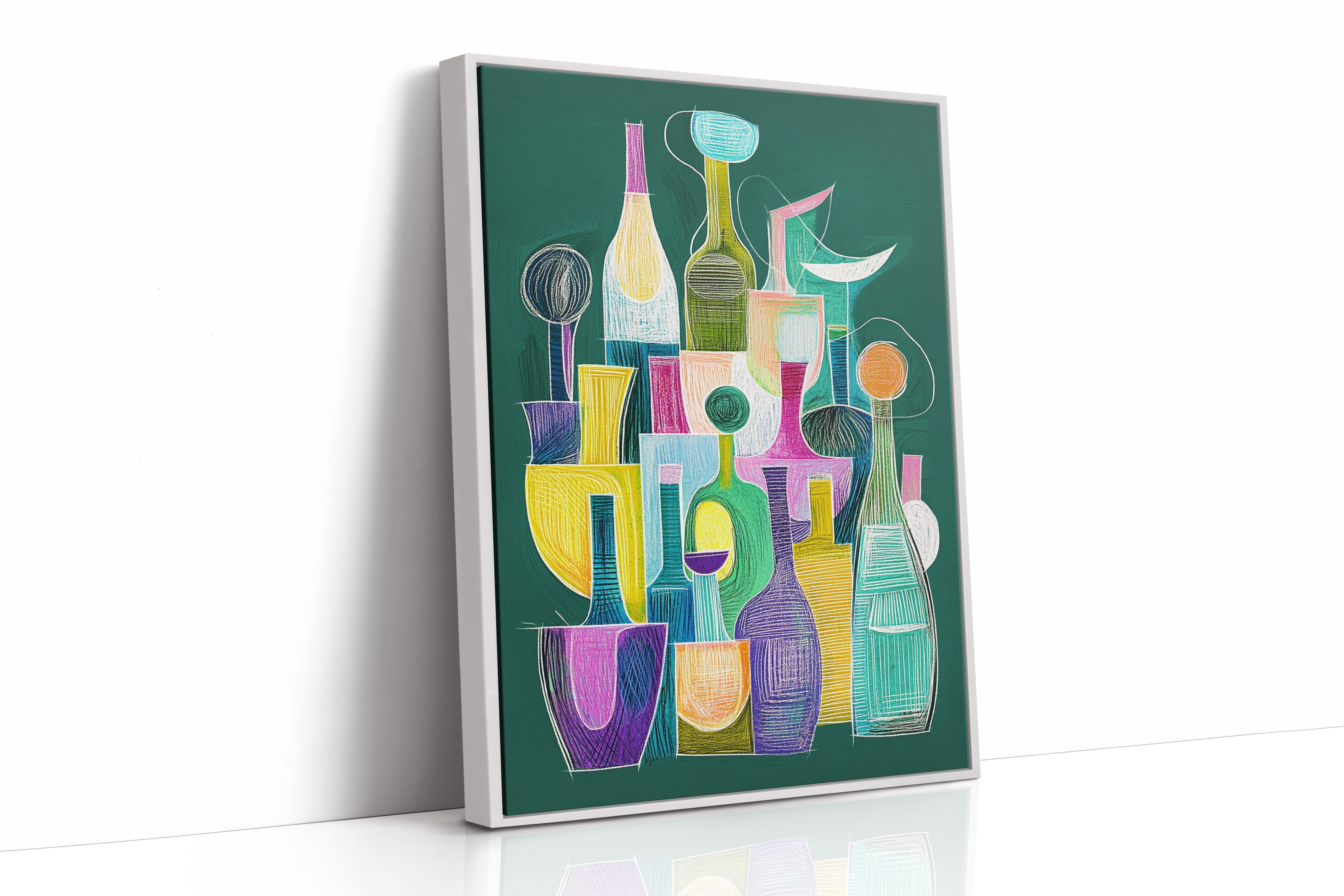 Colorful Bottles Share Secret Stories