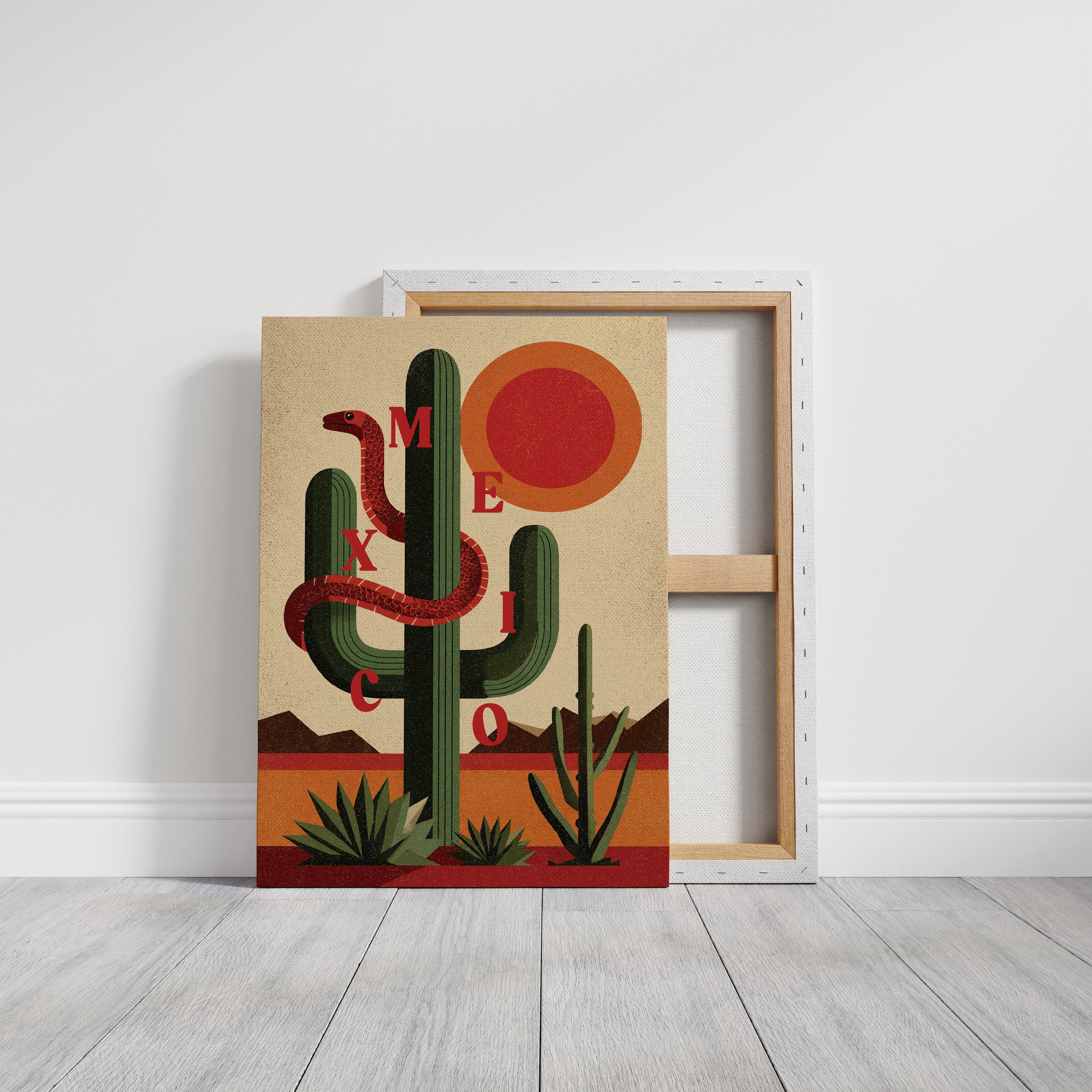 Serpent Dances Under Desert Sun