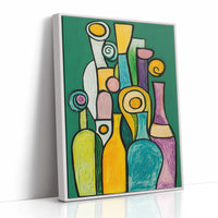 Bottles Dance In Emerald Light