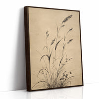 Wild Grasses Bow To Autumn Wind