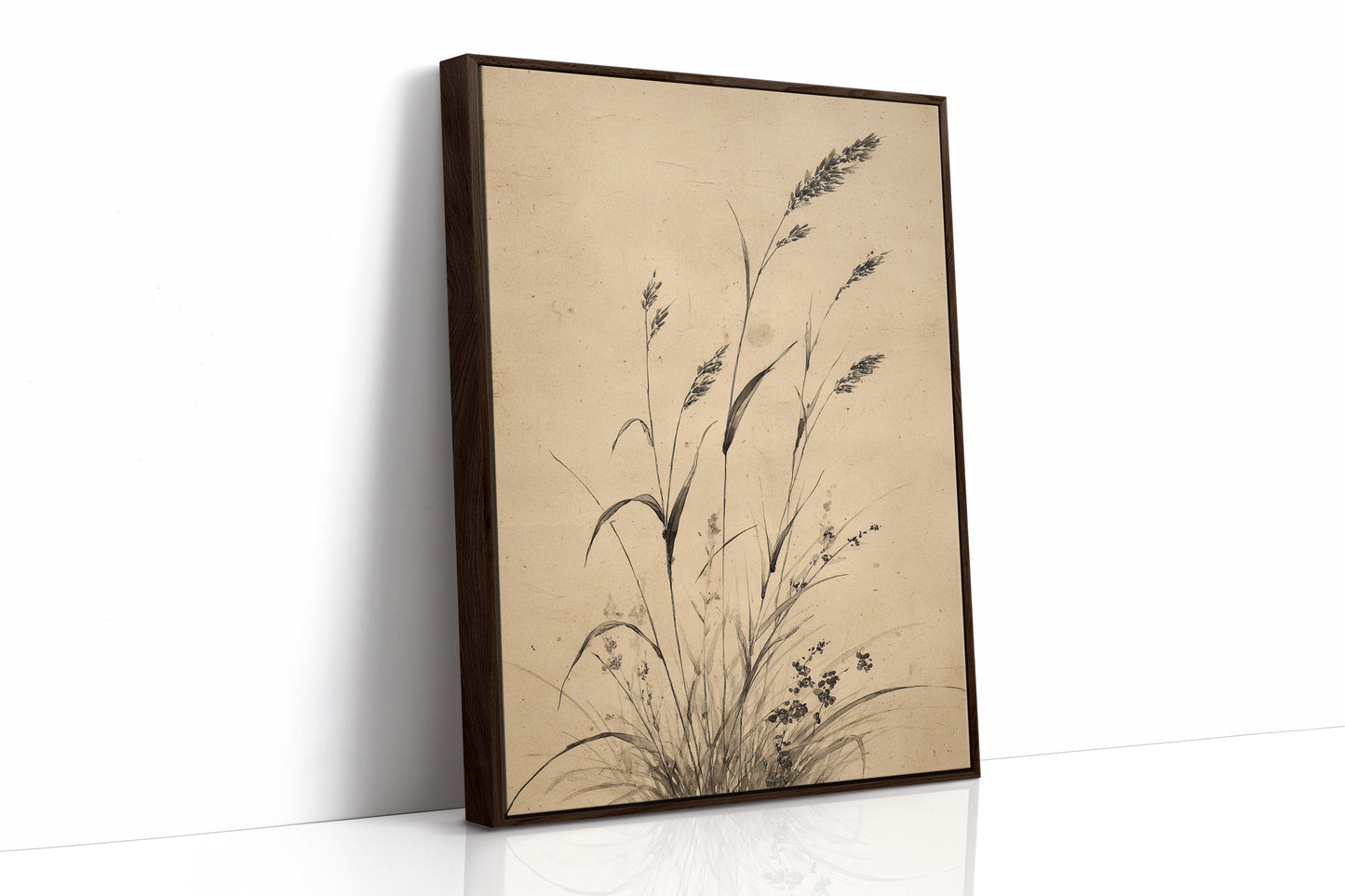 Wild Grasses Bow To Autumn Wind