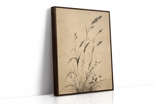 Wild Grasses Bow To Autumn Wind