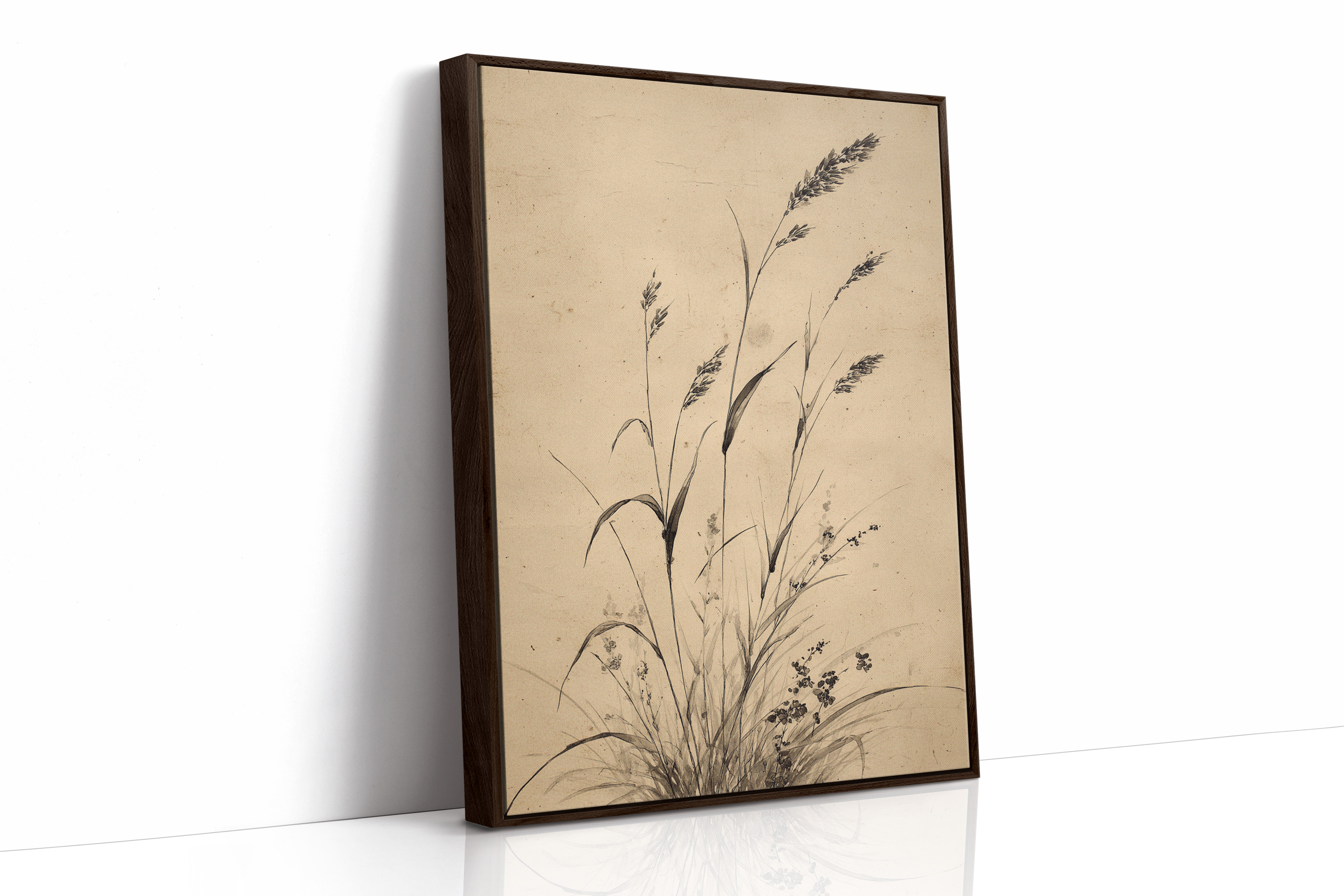 Wild Grasses Bow To Autumn Wind