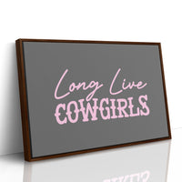 Long Live Cowgirls Western Wall Art
