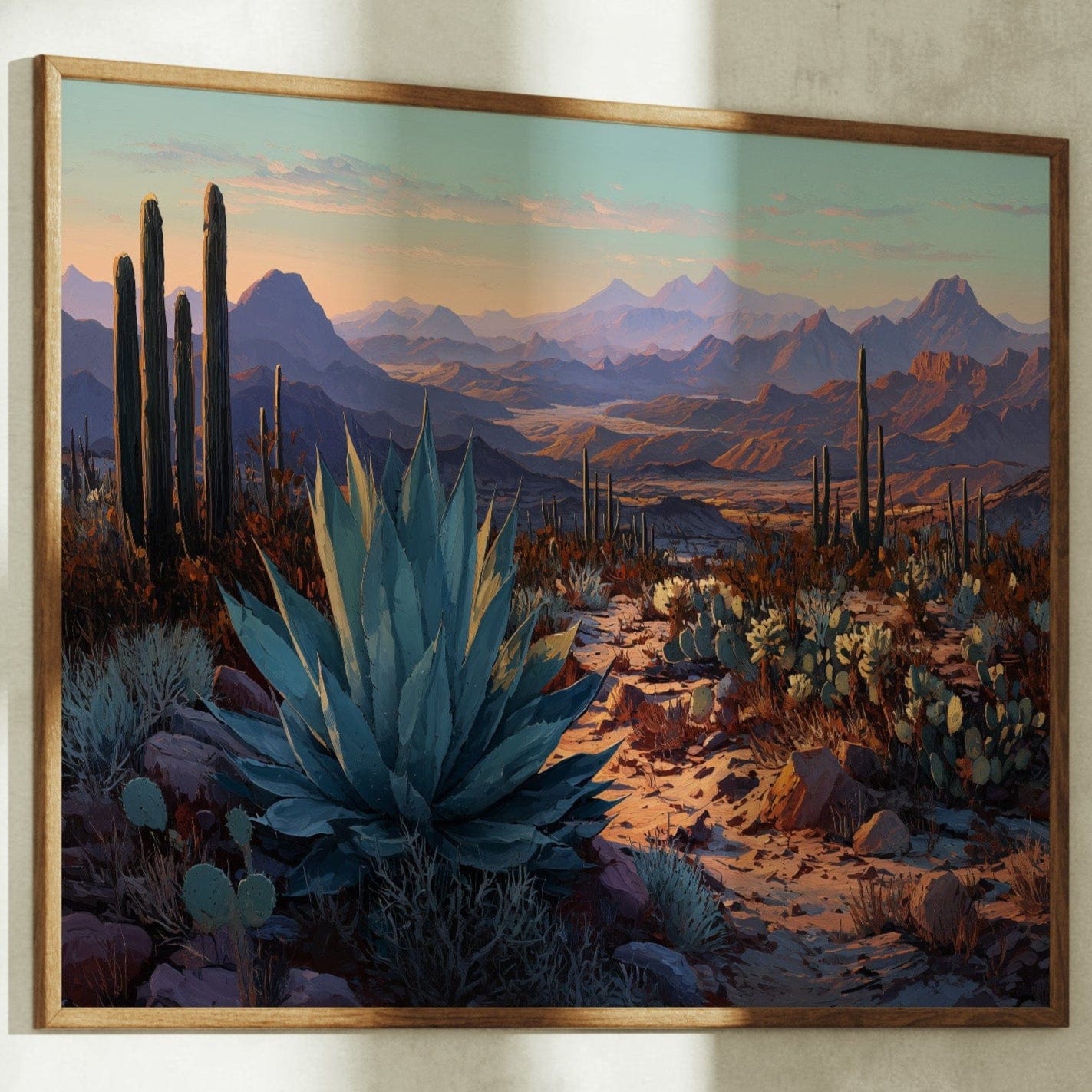Blue Agave Greets Mountain Dawn