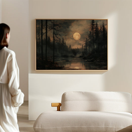 Moonlit River Carries Ancient Songs