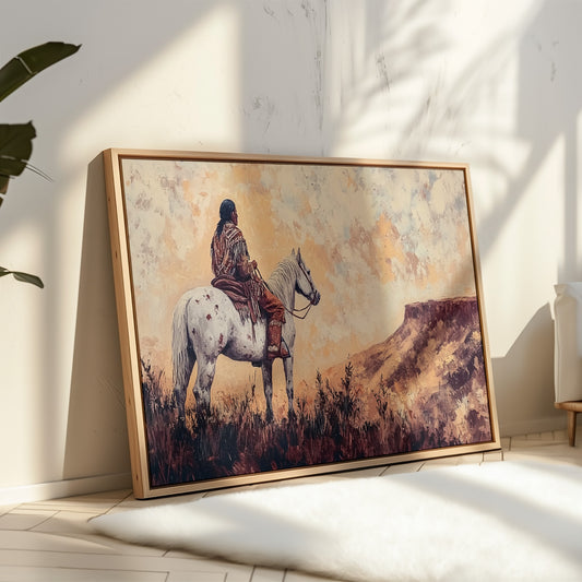 Twilight Scout Above Painted Mesa