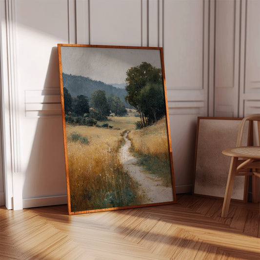 Pathway Through Golden Fields