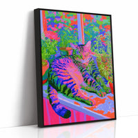 Neon Tabby Garden Nap