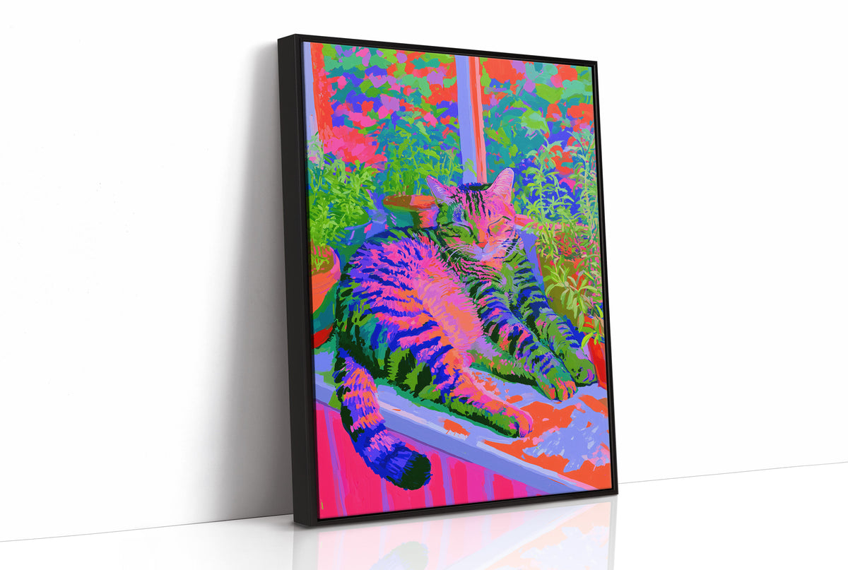 Neon Tabby Garden Nap