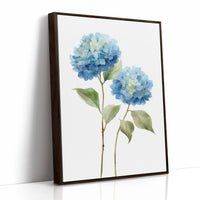 Summer Rain Fills Blue Petals