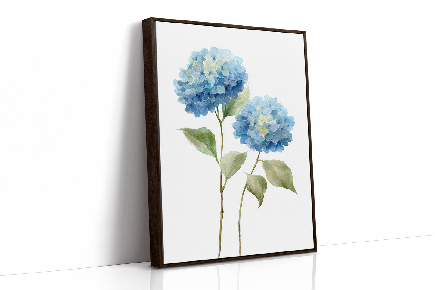 Summer Rain Fills Blue Petals
