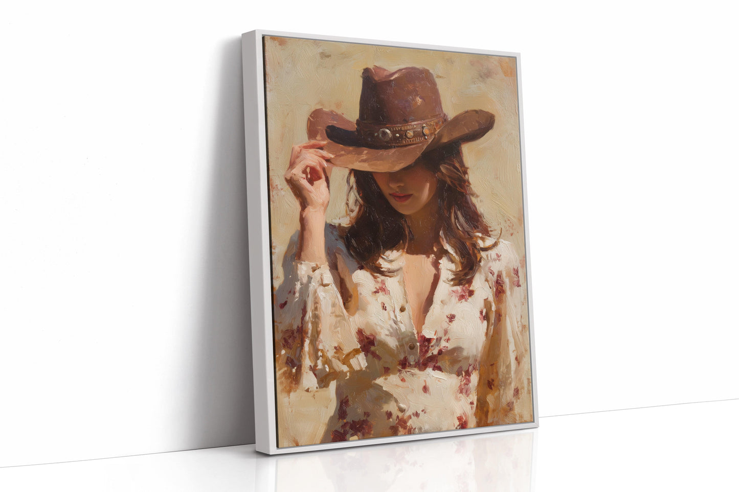 Prairie Roses Meet Leather Crown