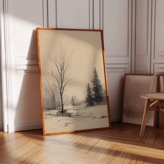 When Silence Paints the Frost