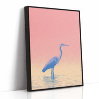 Heron Stillness Pink Grain