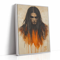 Ember Stare Warrior Portrait