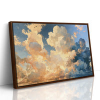 Golden Clouds Over Still Water